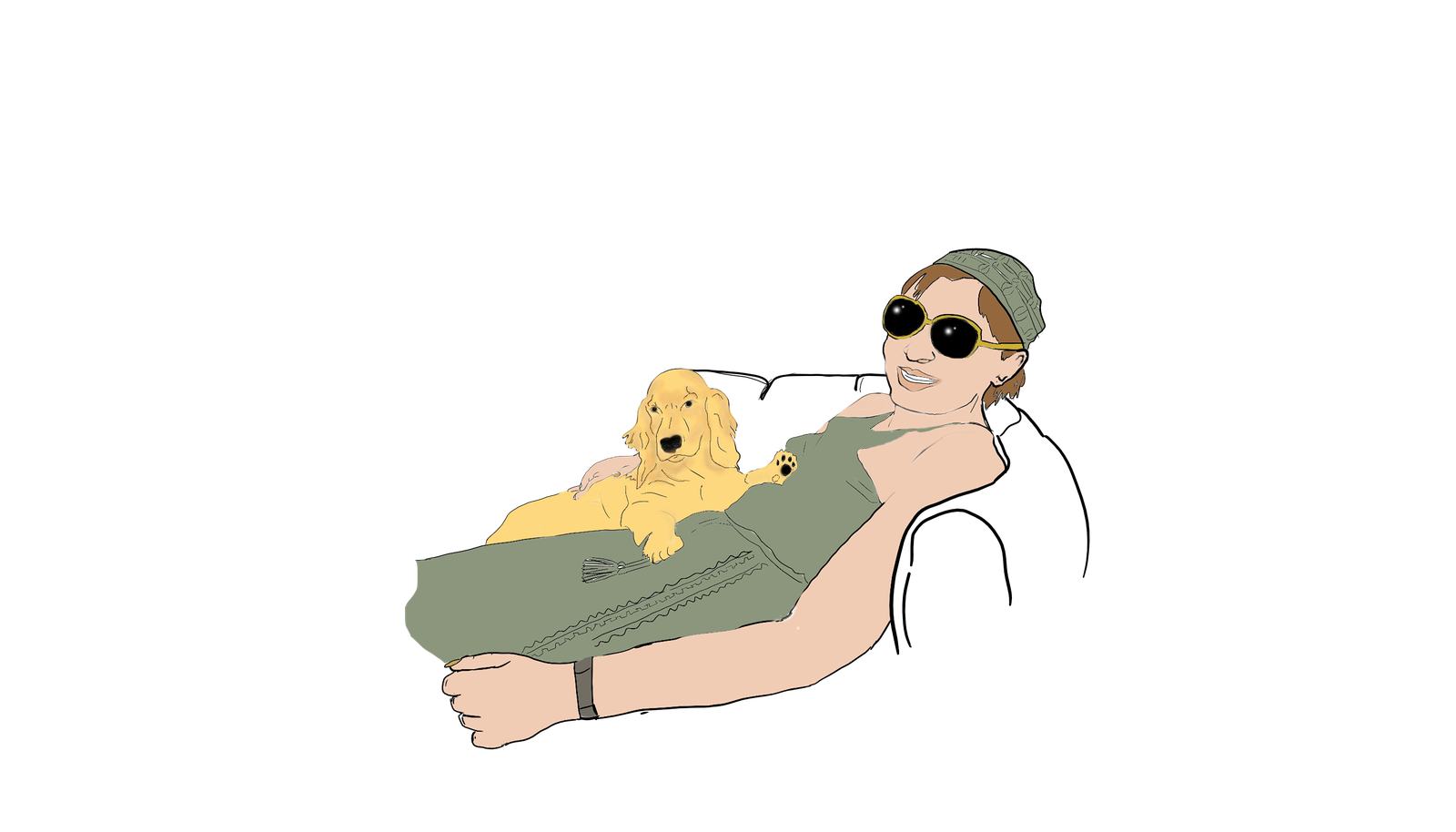 Natalie and her dog